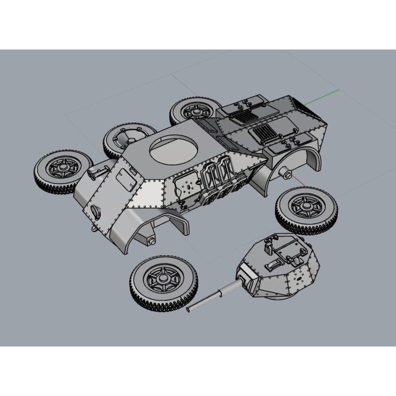 Autoblinda AB.42 | Panzer Printer