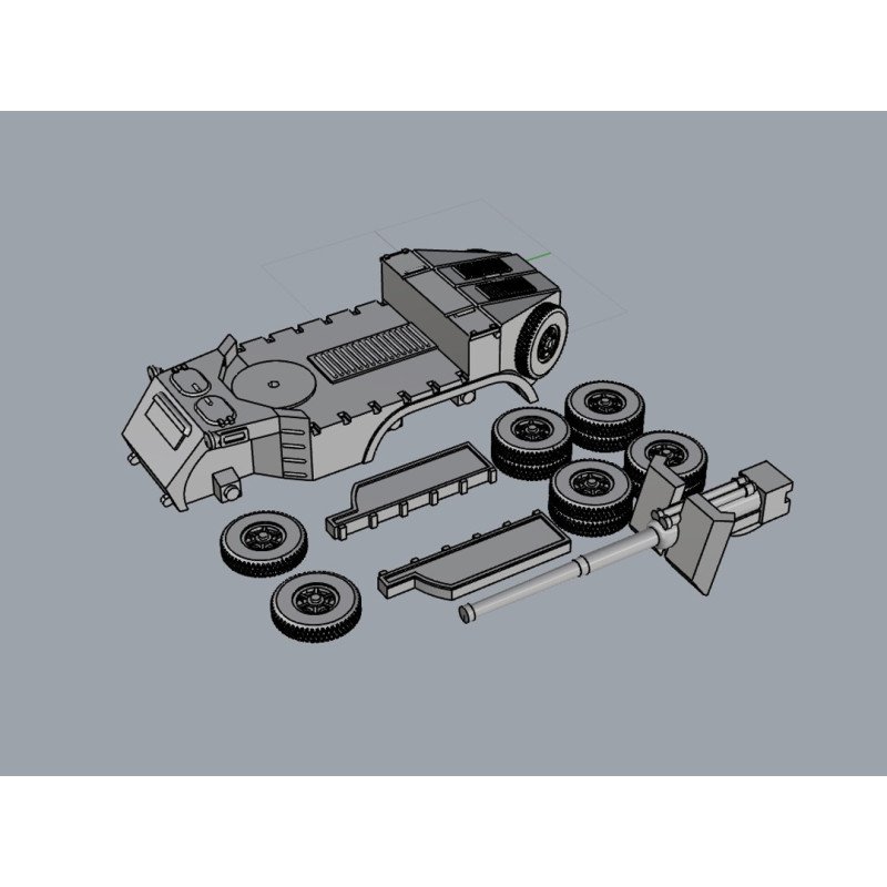 Semovente Ruotato da 90/53 Breda 501 | Panzer Printer