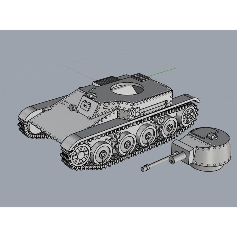 Carro ligero 4TP | Panzer Printer