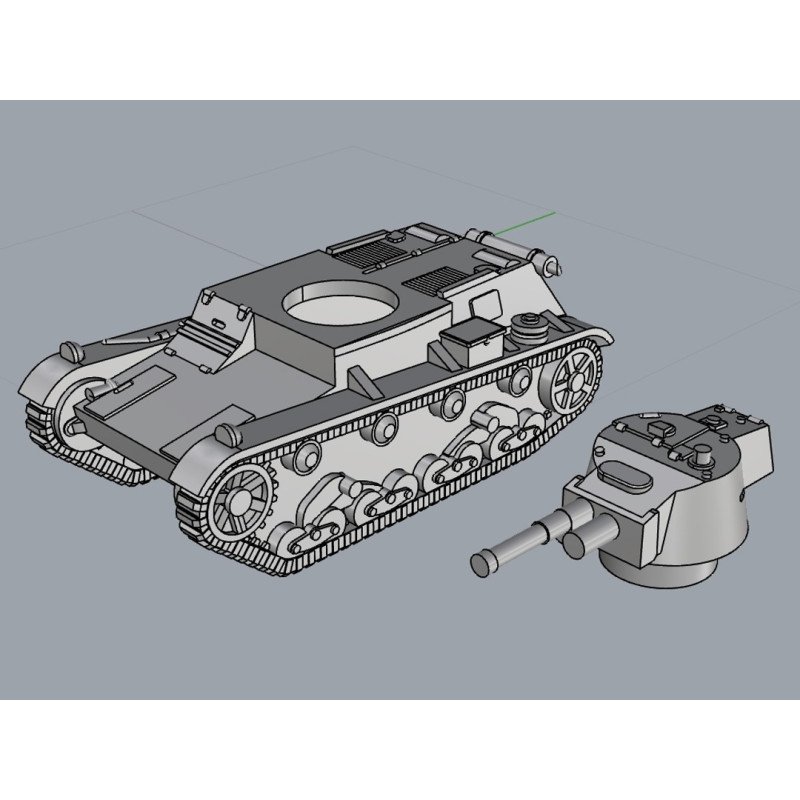 7TP gun tank | Panzer Printer