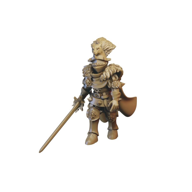 Foot Duke (Warlord) by Ilhadiel | 28mm, 32mm 3D printed miniatures