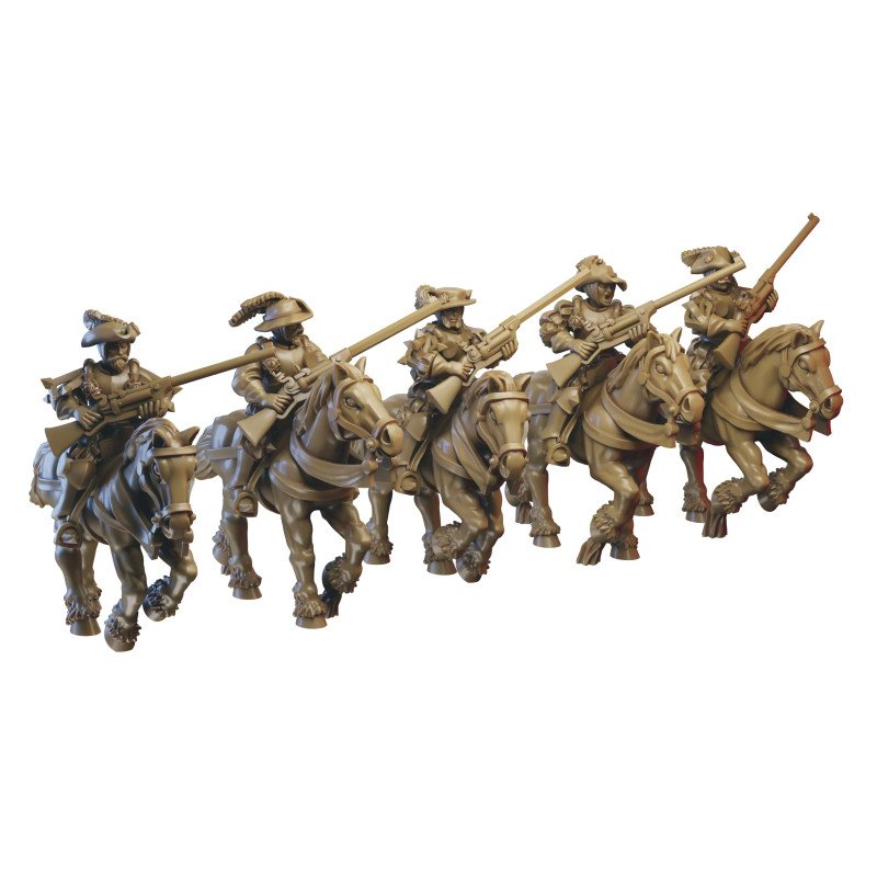 Outriders by Ilhadiel | 28mm, 32mm 3D printed miniatures