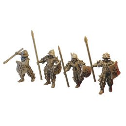 Soldiers with Spears by Ilhadiel | 28mm, 32mm 3D printed miniatures