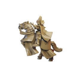 Mounted Sorcerer (Warlord) by Ilhadiel | 28mm, 32mm 3D printed miniatures