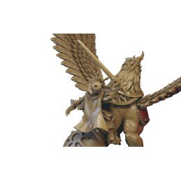 Sorcerer on Griff by Ilhadiel | 28mm, 32mm 3D printed miniatures