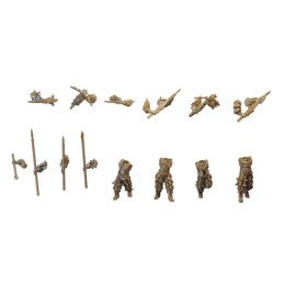 Soldados con lanzas de Ilhadiel | Miniaturas impresas en 3D 28mm, 32mm