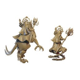 Sacerdotisa a pie de Ilhadiel | Miniaturas impresas en 3D 28mm, 32mm