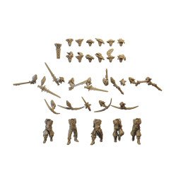 Milicia con espadas y pistolas de Ilhadiel | Miniaturas impresas en 3D 28mm, 32mm