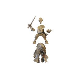 Mounted Sorceress by Ilhadiel | 28mm, 32mm 3D printed miniatures