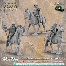 Grupo de mando númida montado de Battle Cat | 28 mm