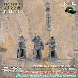 Parthian Infantry Command Group by Battle Cat | 28 mm