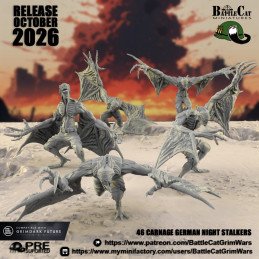 Acechadores nocturnos alemanes de Carnage 46 de Battle Cat | 28 mm