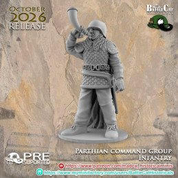 Grupo de mando de infantería parta de Battle Cat | 28 mm