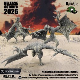 Acechadores nocturnos alemanes de Carnage 46 de Battle Cat | 28 mm