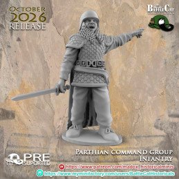 Grupo de mando de infantería parta de Battle Cat | 28 mm