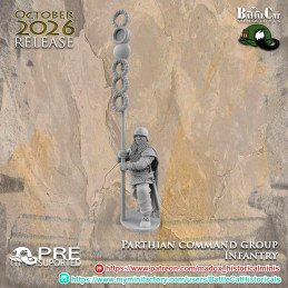 Grupo de mando de infantería parta de Battle Cat | 28 mm