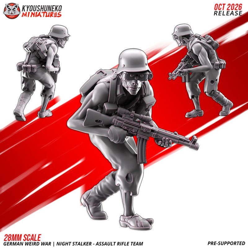 Acechadores nocturnos con rifles de asalto | Kyoushuneko