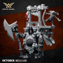 Verdugo ogro de White Angel | Miniaturas impresas en 3D 32mm, 28mm