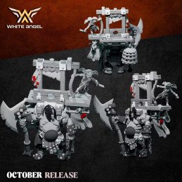 Ogre Executioner by White Angel | 32mm, 28mm 3D printed miniatures
