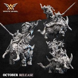 Frosthorn de White Angel | Miniaturas impresas en 3D 32mm, 28mm