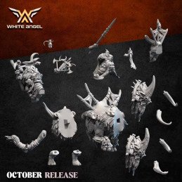 Frosthorn by White Angel | 32mm, 28mm 3D printed miniatures
