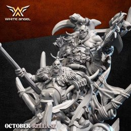 Frosthorn de White Angel | Miniaturas impresas en 3D 32mm, 28mm