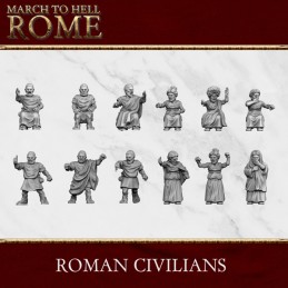 Civiles romanos sentados