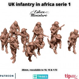 UK Afrika infantry squad