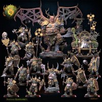 3d Printed miniatures Rotten host by Lost Kingdom miniatures